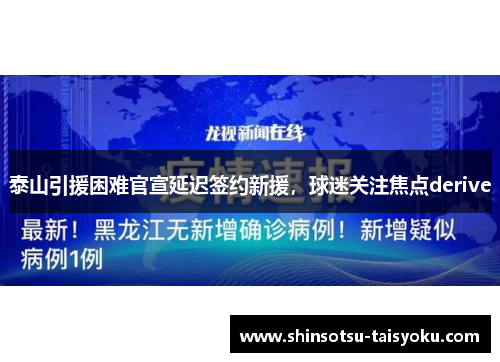 泰山引援困难官宣延迟签约新援，球迷关注焦点derive